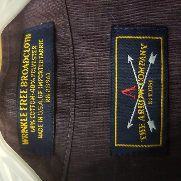 The arrow company wrinkle free size 17 1/2-36/37 - Picture 2 of 4